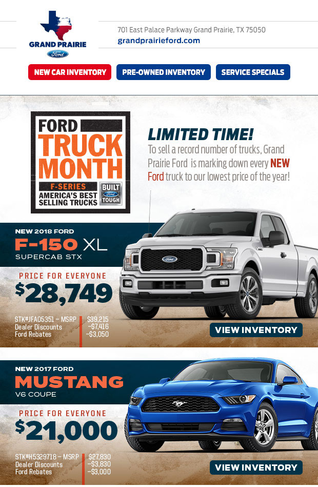 Truck Month Ends Soon Grand Prairie Ford