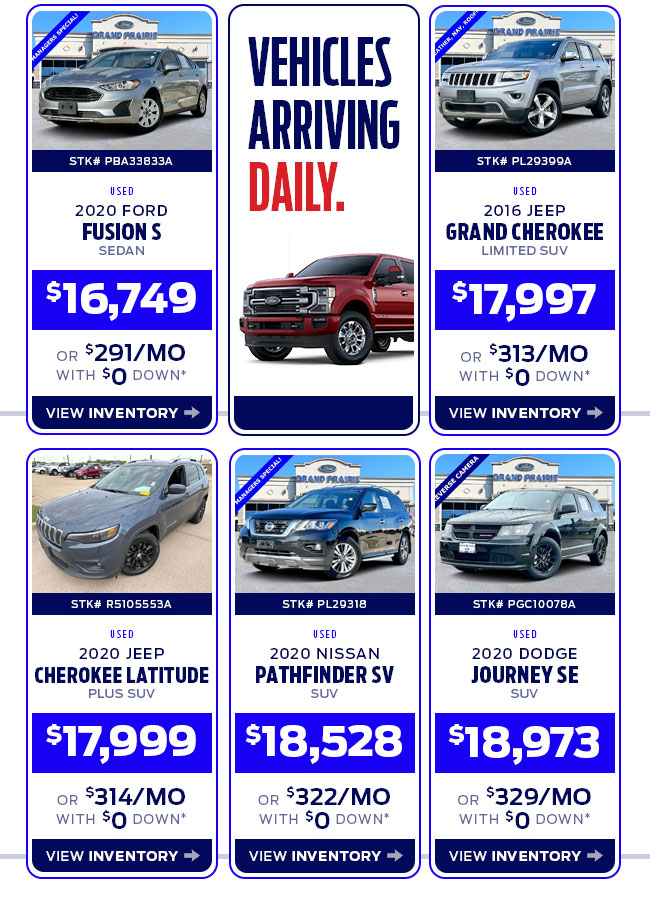 Preowned Specials