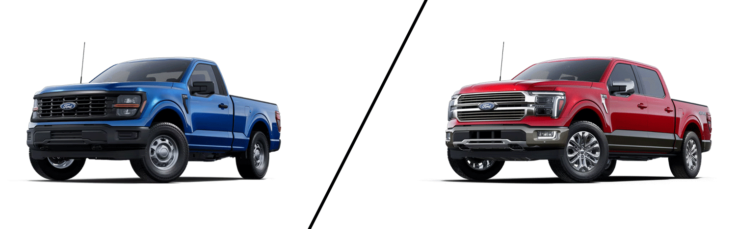 2025 Ford F-150 XL vs 2025 Ford F-150 King Ranch